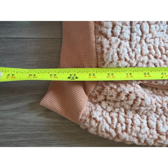 Express Sherpa Pink Fleece Pullover Sweater XS NWOT - Picture 7 of 8
